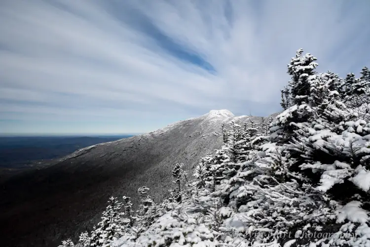 The 'Chin' of Mt. Mansfield from Maple Ridge, Underhill, VT.