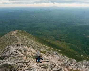 "Ascending Keep Ridge II" - Ascending the exposed portion of the Helon Taylor Trail.