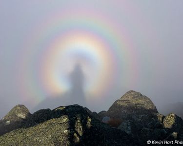 "Brocken Spectre on Adams II" - White Mountains, New Hampshire.