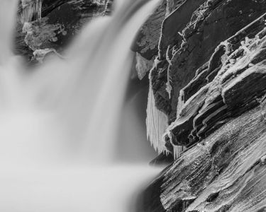 "On the Cusp of Spring" - Twin Falls in Westminster, VT in early spring.