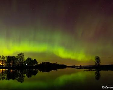 "The Eye of the Cosmos" - Aurora in West Swanton, VT.