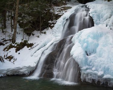 "Cusp of Spring": Moss Glen Falls, Granville, VT