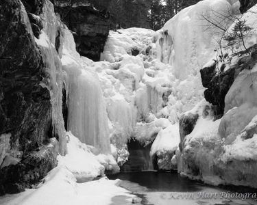 "Frozen Hawthorne Falls II" - White Mountains, NH