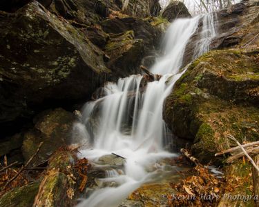 "The Bench" - Mt. Mansfield's snowpack is replaced by waterfalls during the spring thaw.