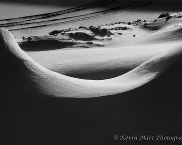 "Moonscape II" - Abstract view of a snowstorm in Vermont.