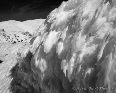 "Honeycomb of Ice" - Rime Ice on Mt. Monroe in the White Mountains of New Hampshire.