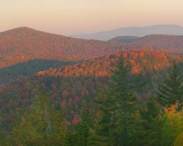 Morning Light above Kettle Pond in Autumn, Groton State Forest, VT