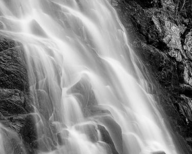 "Woodbury Falls Detail" - Woodbury, VT.