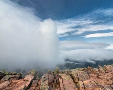 "Punched by a Cloud" - Pamola Peak.