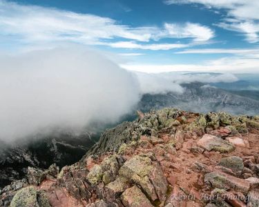 "Where Rock and Sky Meet II - Brace Yourself" - Getting closer... (Pamola Peak).