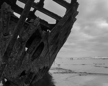 "Beached" - The wreckage of the Peter Iredale on the coast of Oregon.