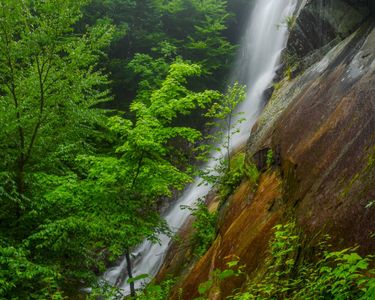 "Cascade Falls II" - Cascade Falls on Mt. Ascutney on a foggy July day.