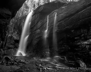 "Pitcher Falls IV" - Pitcher Falls, along the Champney Falls Trail on Mt. Chocorua, after a torrential November downpour. Albany, NH.