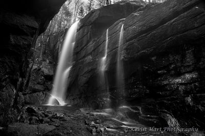 Pitcher Falls, along the Champney Falls Trail on Mt. Chocorua, after a torrential November downpour. Albany, NH.